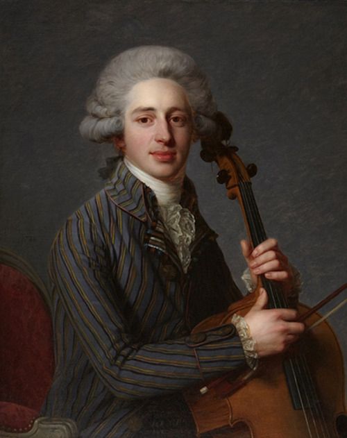 A Cellist ca. 1788-by Antoine Vestier (1740-1824) Location TBD